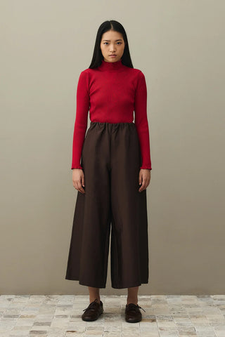 Wide Trousers Bitter Coffee