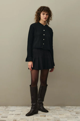 Cotton Cardigan Black