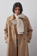 Ajurlu Fular Atkı Taş