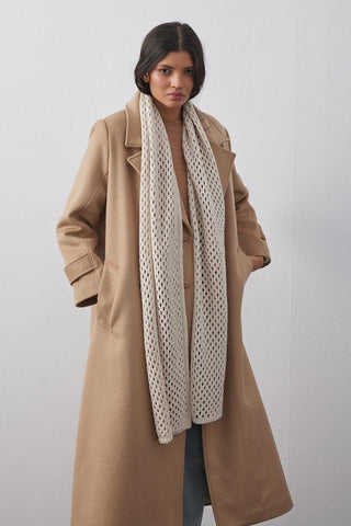 Ajurlu Fular Atkı Taş - Fahhar Design