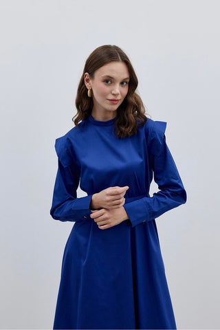 Allerli Elbise Lacivert - Fahhar Design