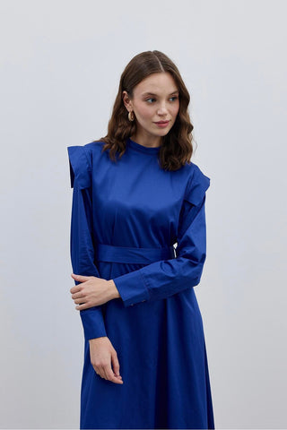 Allerli Elbise Lacivert - Fahhar Design