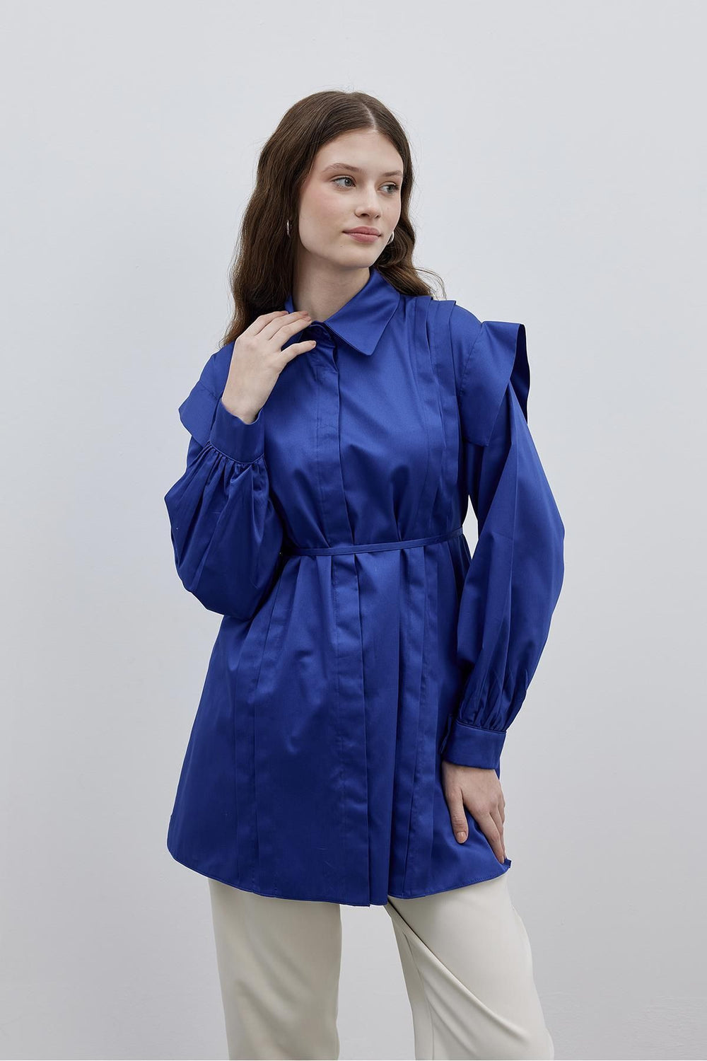 Allerli Women's Shirt Navy Blue