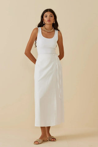 Anvelop Keten Etek Beyaz - Fahhar Design