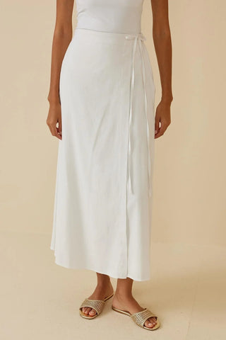Anvelop Keten Etek Beyaz - Fahhar Design