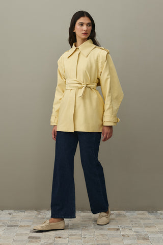 Epauletted Jacket Yellow