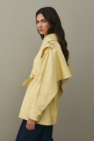 Epauletted Jacket Yellow