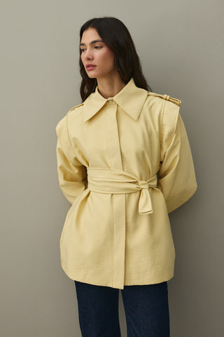 Epauletted Jacket Yellow