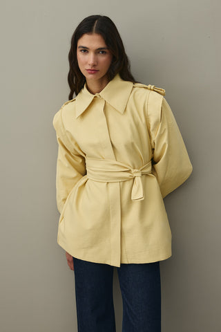 Epauletted Jacket Yellow