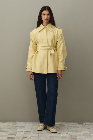 Epauletted Jacket Yellow