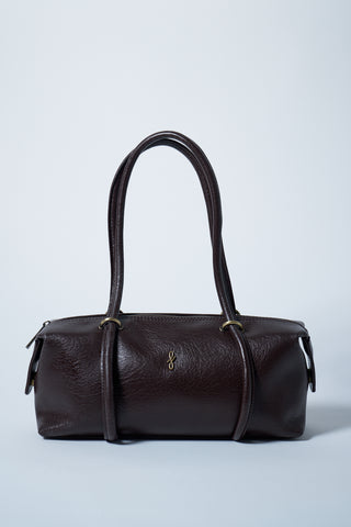 Aura Çatlak Efektli Çanta Acı Kahve