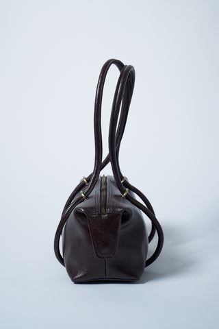 Aura Çatlak Efektli Çanta Acı Kahve