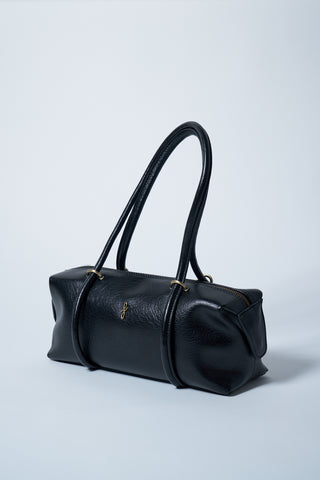 Aura Çatlak Efektli Çanta Siyah