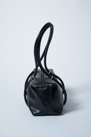 Aura Çatlak Efektli Çanta Siyah