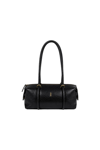 Aura Çatlak Efektli Çanta Siyah