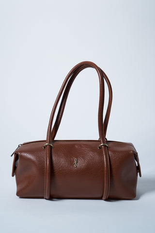 Aura Çatlak Efektli Çanta Taba