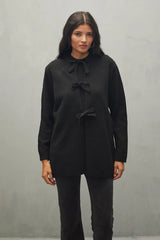 Tied Knitwear Suit Black