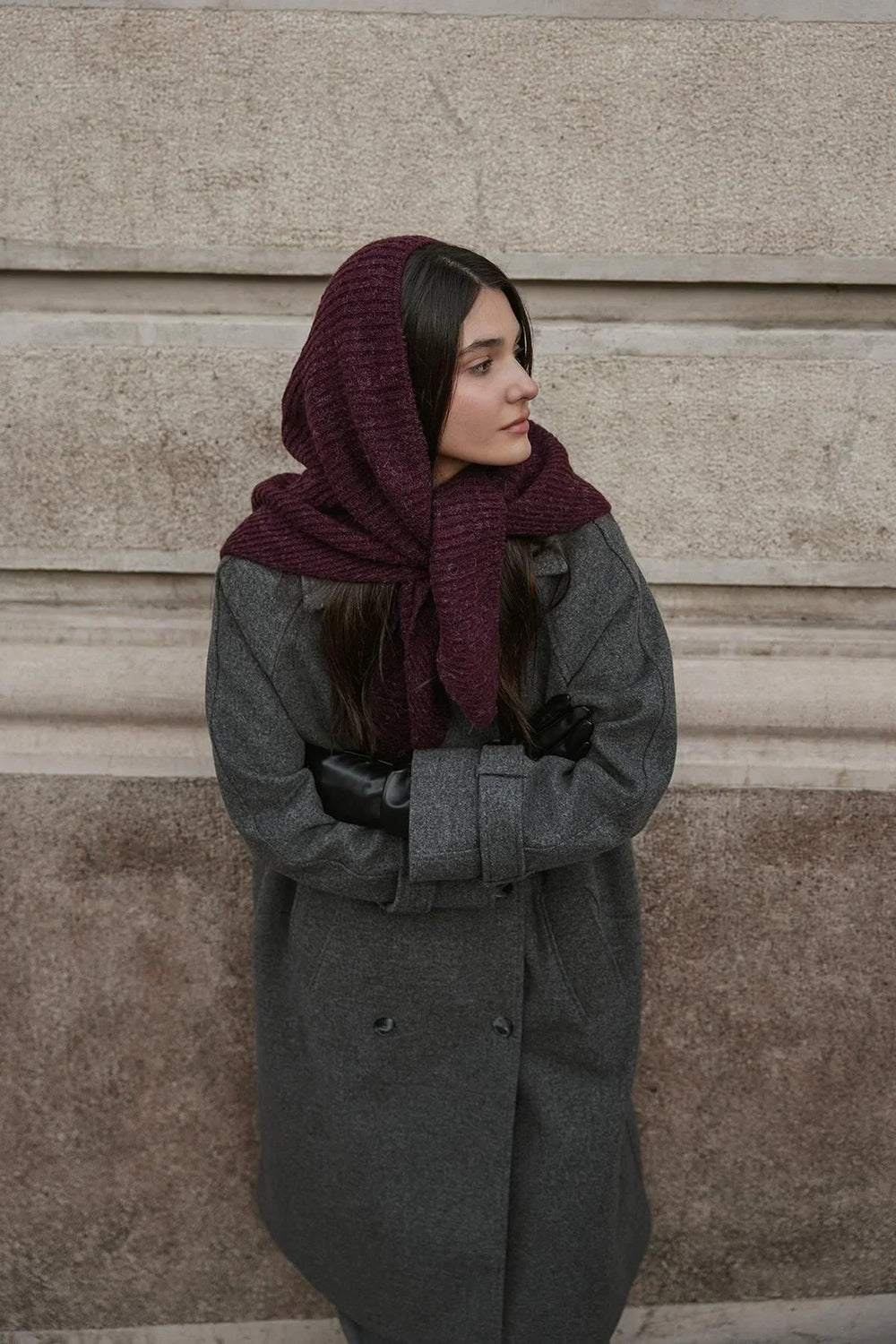 Bandana Scarf Burgundy