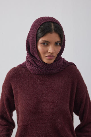 Bandana Atkı Bordo - Fahhar Design