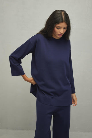 Basic Merserize Takım Lacivert - Fahhar Design