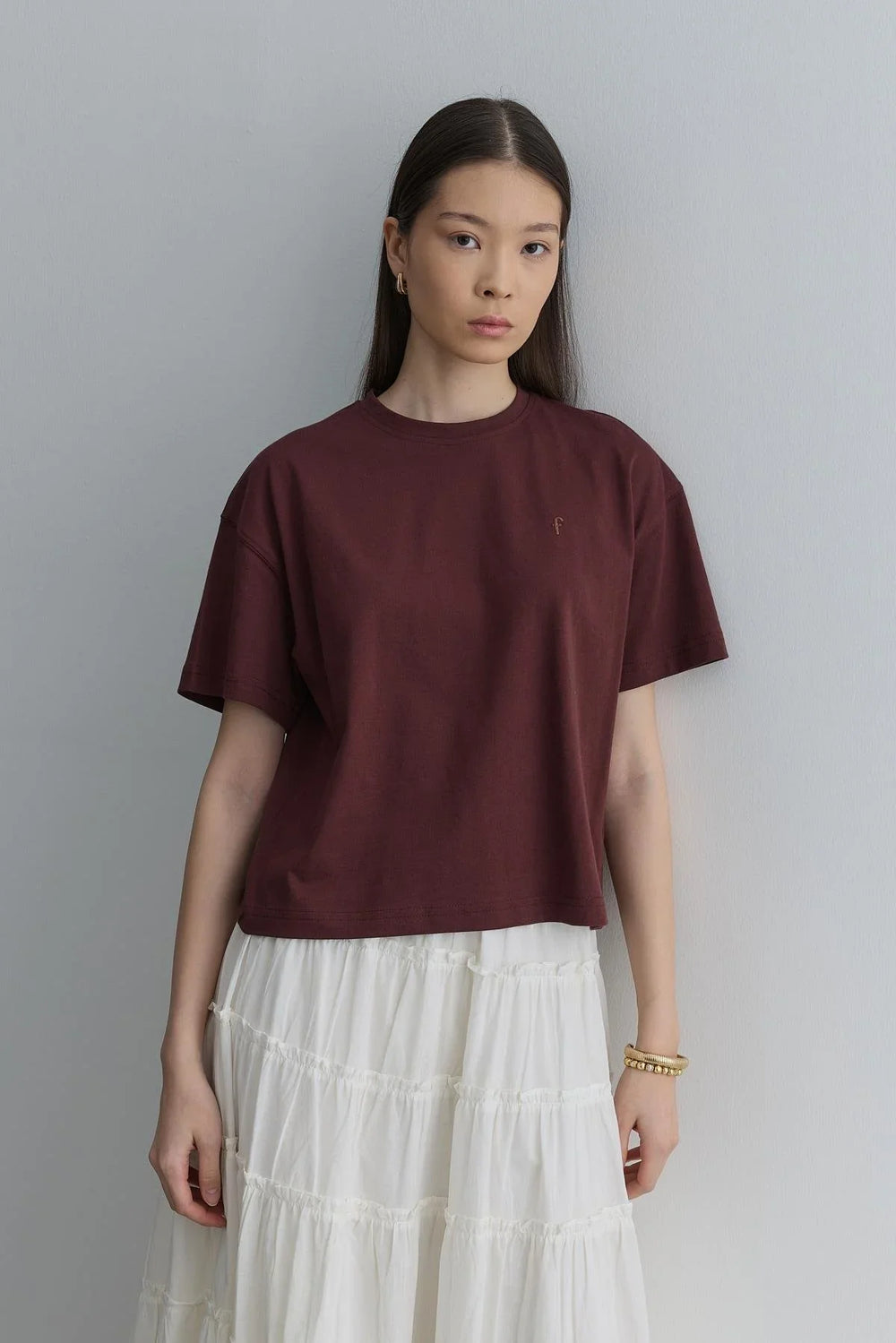 Basic Tişört Bordo