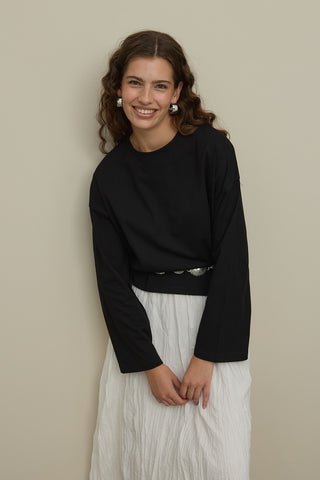 Basic Uzun Kollu Tişört Siyah