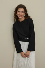 Basic Uzun Kollu Tişört Siyah