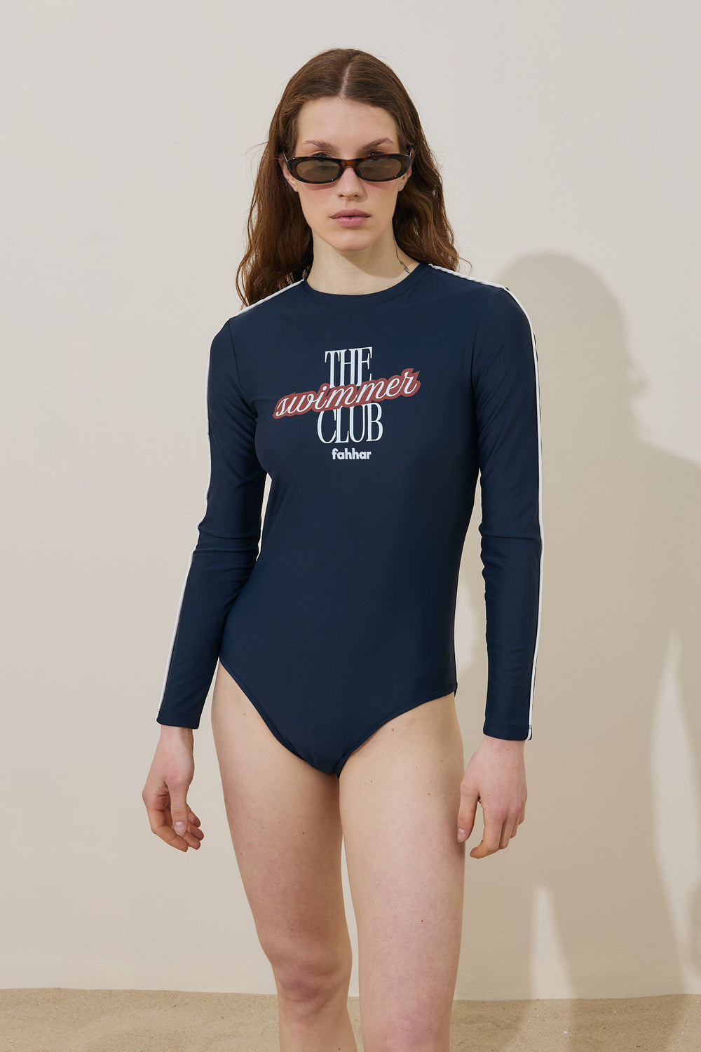 Biyeli Club Baskı Surf Mayo Lacivert