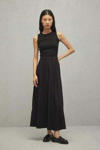 Biyeli Etek Siyah - Fahhar Design
