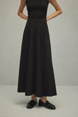 Biyeli Etek Siyah - Fahhar Design