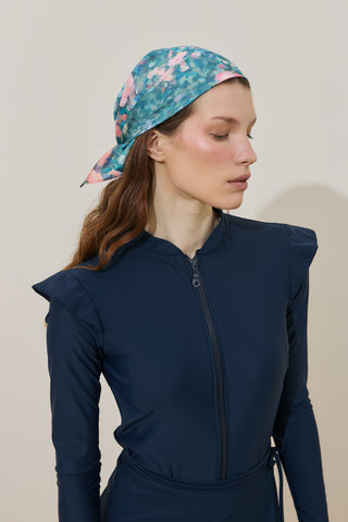 Bloom Desen Bandana Lacivert