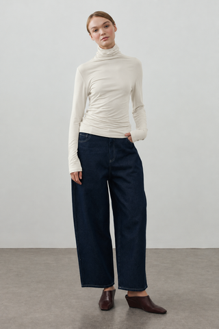 Boğazlı Soft Body Ekru