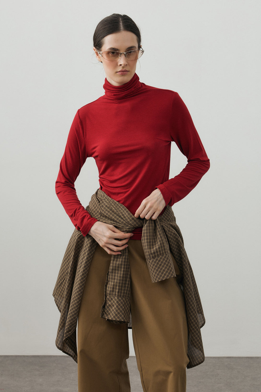 Boğazlı Soft Body Kırmızı