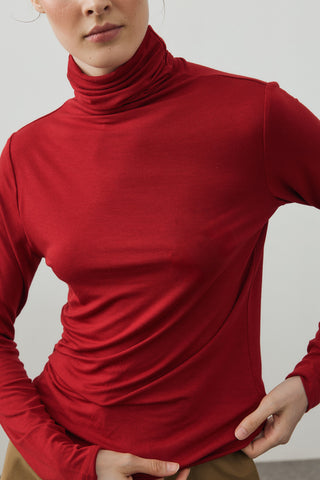 Boğazlı Soft Body Kırmızı