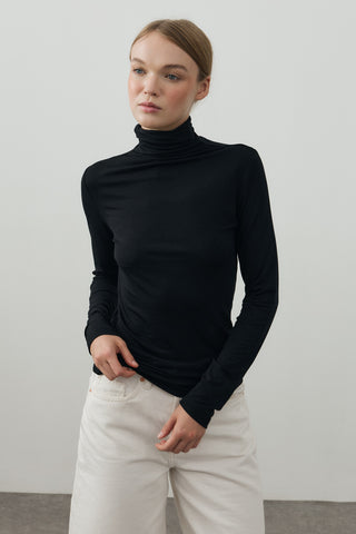Boğazlı Soft Body Siyah