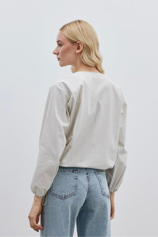 Bomber Kısa Gömlek Ceket Bej - Fahhar Design