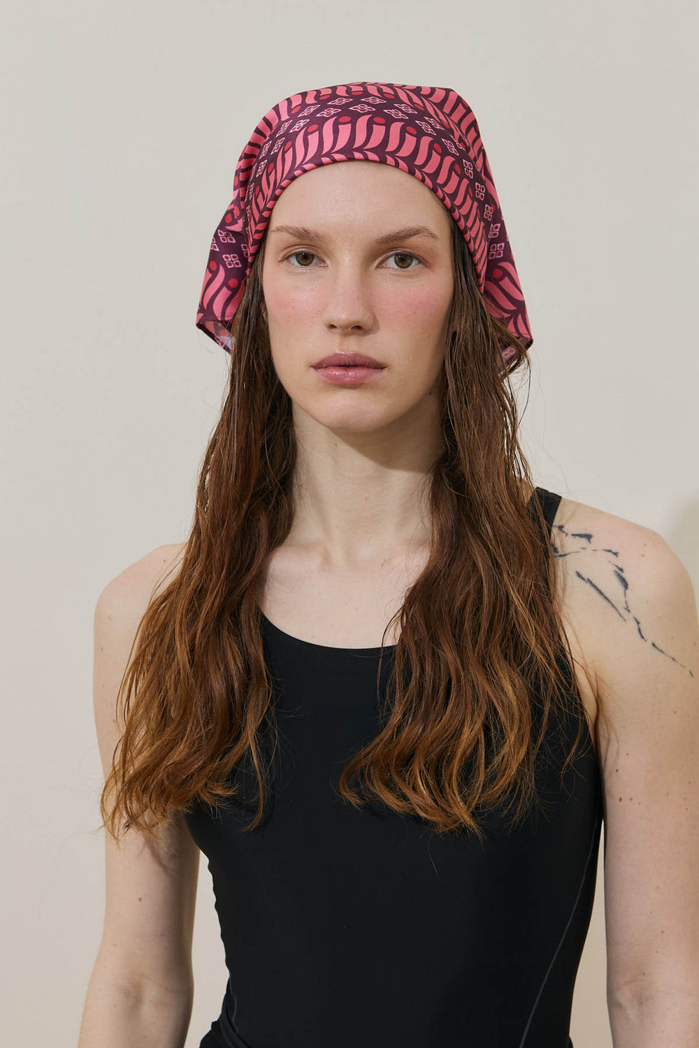 Botanical Harmony Bandana Bordo