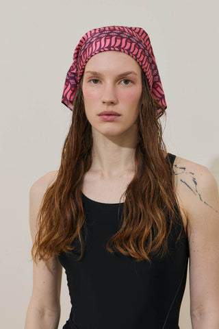 Botanical Harmony Bandana Bordo