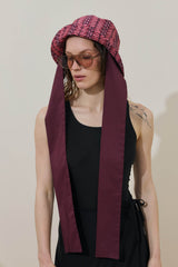 Botanical Harmony Bucket Şapka Bordo