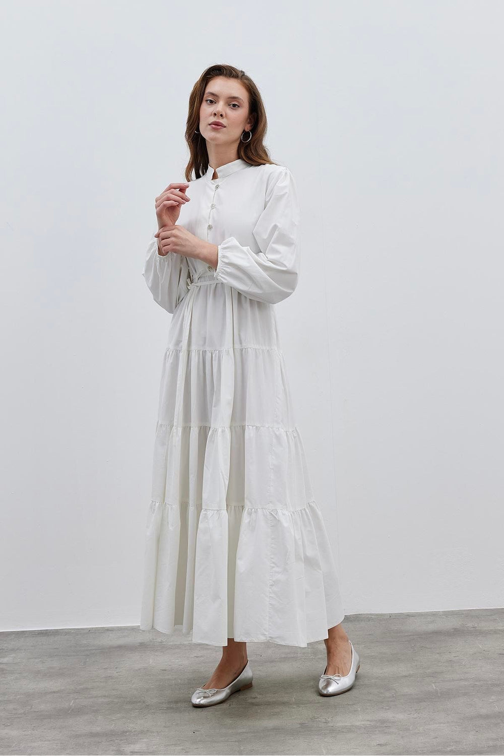 Britli Dress Ecru