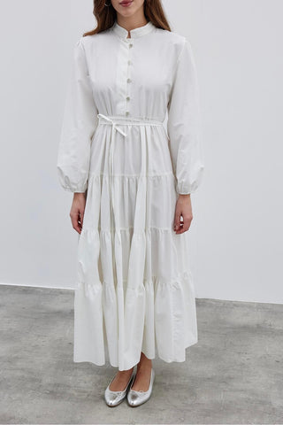 Britli Elbise Ekru - Fahhar Design