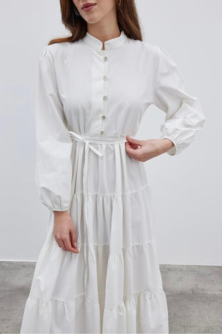 Britli Elbise Ekru - Fahhar Design