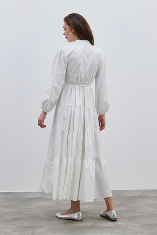 Britli Elbise Ekru - Fahhar Design