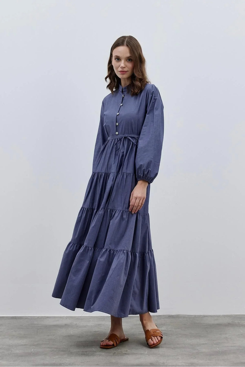 Britli Dress Denim Blue