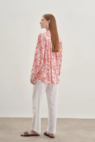 Britli Gömlek Bordo - Fahhar Design