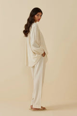 Britli Keten Gömlek Bej