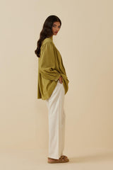 Britli Linen Shirt Green