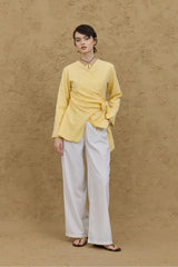 Bürümcük Kimono Gömlek Sarı