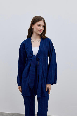 Bürümcük Kimono Takım Lacivert - Fahhar Design