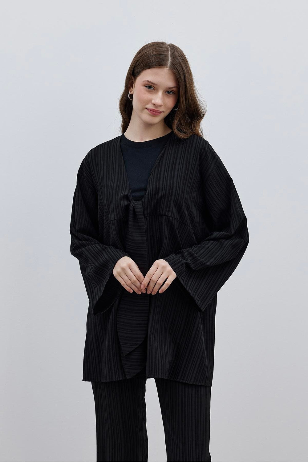 Bürümcük Kimono Suit Black